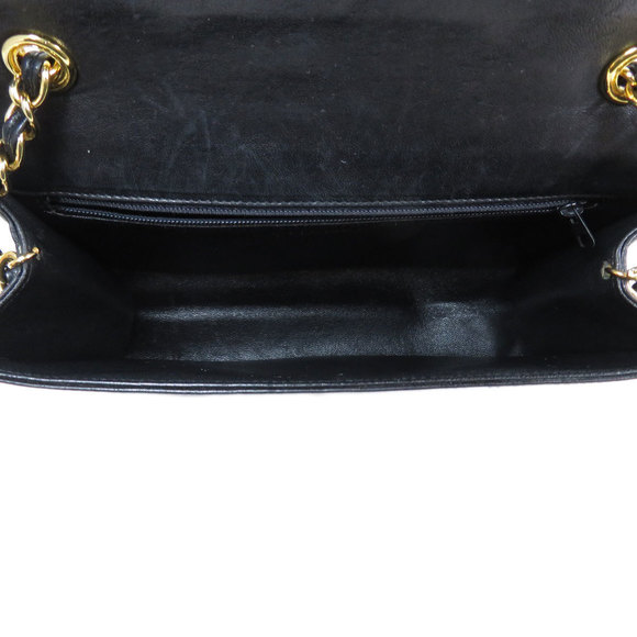 Chanel Cocomark Gold Chain Shoulder Bag Lambskin Black - Picture 5 of 9